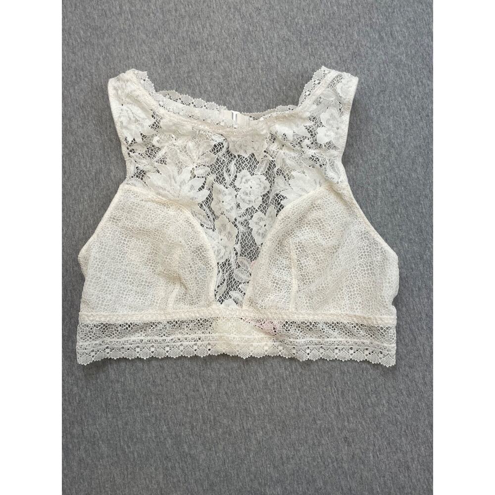Victorias Secret Bra Womens Medium White Bralette Lace